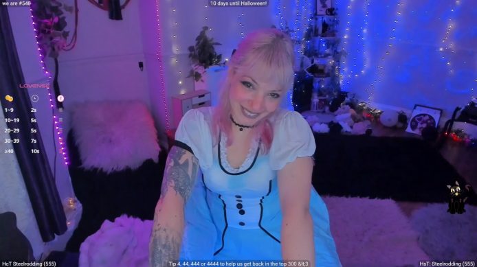 LunaWolfie Takes Alice To Wonderland