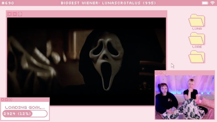 Scream Movie Marathon With LunaLore And FayeWilde