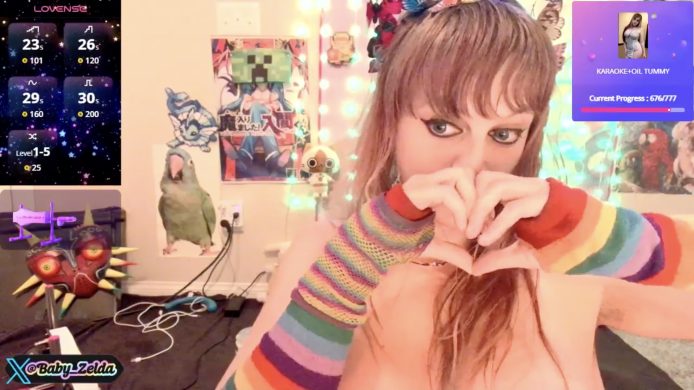 BabyZelda Floats Like A Butterfly, Teases Like A Demon