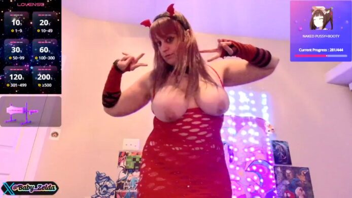 Babyzelda's Sexy Succubus Lightsaber Tease