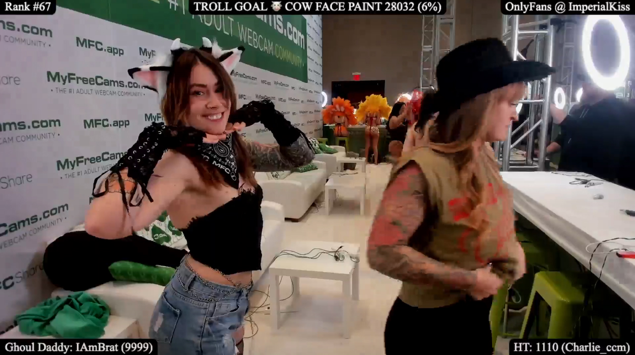 A Rootin’ Tootin’ AVN Tip War Starring ImperialKiss And Brizzy