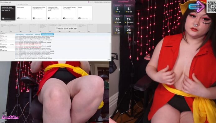 A Playful One Piece Adventure Starring Evamila As Monkey D. Luffy