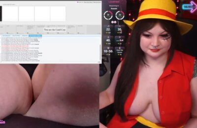 A Playful One Piece Adventure Starring Evamila As Monkey D. Luffy