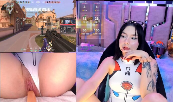 A Playful Rei Ayanami Show Starring Nicoleferrel