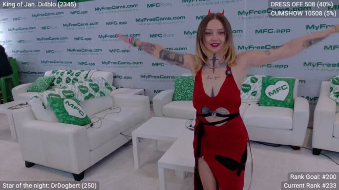 SquidVicious Warms Up At AVN With Some Jumping Jacks And Paddle Spanks