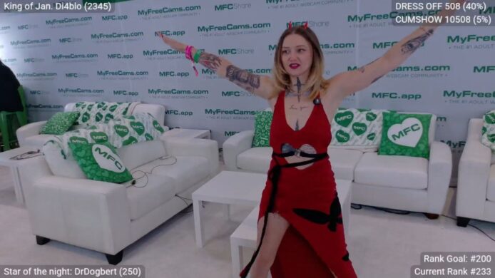 SquidVicious Warms Up At AVN With Some Jumping Jacks And Paddle Spanks