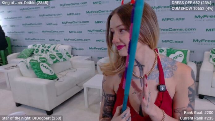 SquidVicious Warms Up At AVN With Some Jumping Jacks And Paddle Spanks