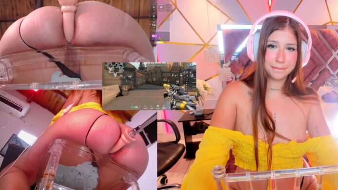 A Playful Fuck Machine Show Starring Bellyrouse