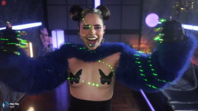 AlessaGoreng Puts On A Laserific Show