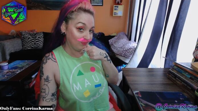 A Cute And Colorful Dance Tease By CorrinaKarma