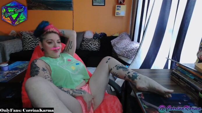 A Cute And Colorful Dance Tease By CorrinaKarma