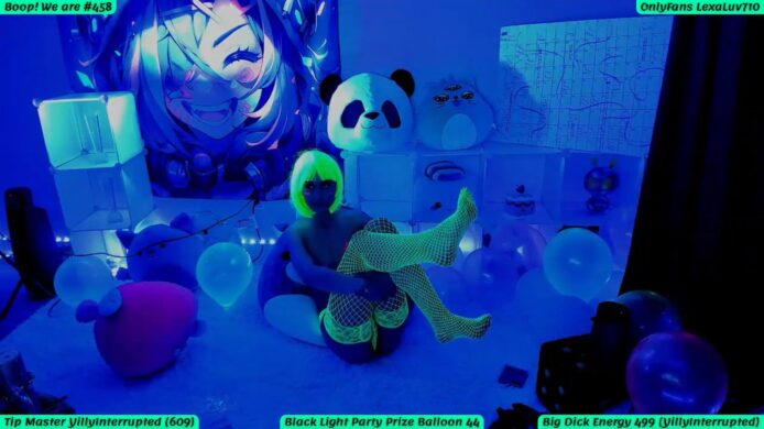 LexaLuv's Stunning Black Light Party