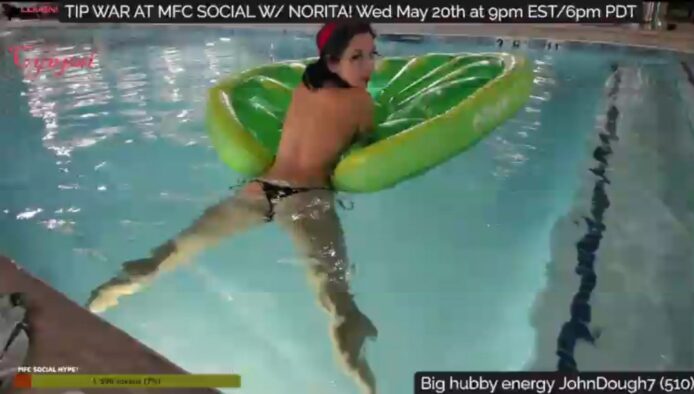 Tasty Treats And Splashy Fun In The MFC Social Pool With Cynpai