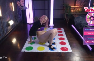 AlessaGoreng Shows Off Her Flexibility With A Sexy Game Of Twister
