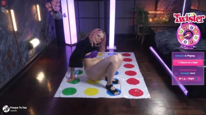 AlessaGoreng Shows Off Her Flexibility With A Sexy Game Of Twister