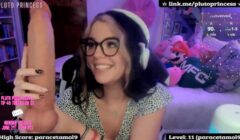 PlutoPrincess Shows Off Her Enormous Dildo