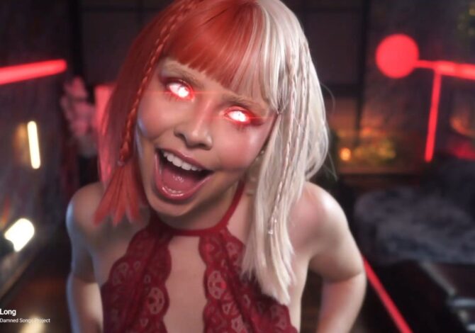 AlessaGoreng Is A Red Hot Stunner