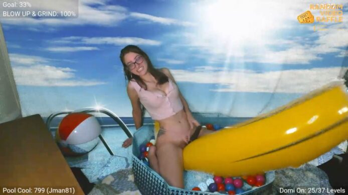 AliceFunker's Poolside Banana Ride