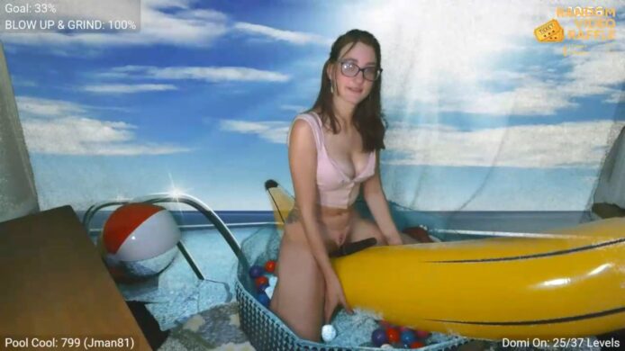 AliceFunker's Poolside Banana Ride