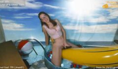 AliceFunker's Poolside Banana Ride