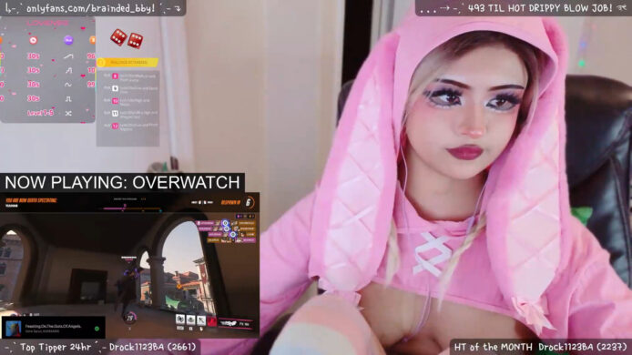 The Playful World Of Pink Bunny Braindedbby