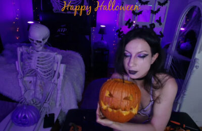 Pumpkin Carving With Purle Succubus MoonConjured